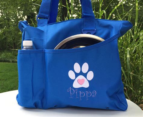 personalized dog tote bags|custom dog accessories travel bag.